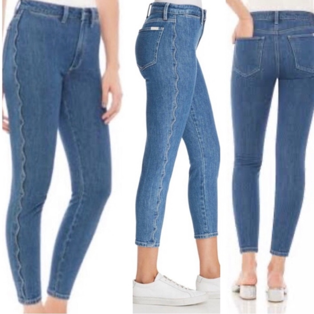 Joes Jeans The Charlie High Rise Scalloped Jeans